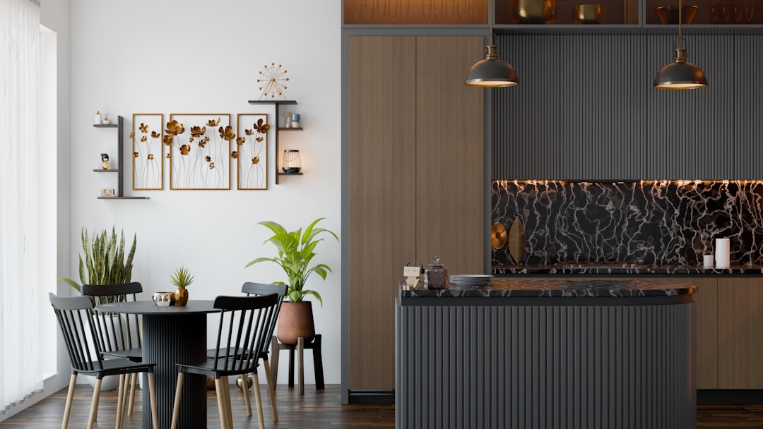 Modern energy-efficient kitchen interior